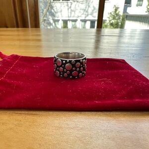 unique sterling silver stone ring